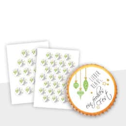 Muffinaufleger Kuchenaufleger Weihnachten Design 14