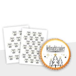 Muffinaufleger Kuchenaufleger Weihnachten Design 16