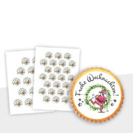 Muffinaufleger Kuchenaufleger Weihnachten Design 24