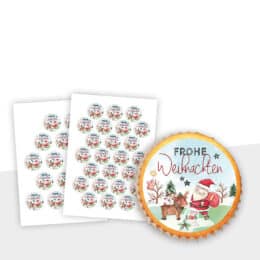 Muffinaufleger Kuchenaufleger Weihnachten Design 31