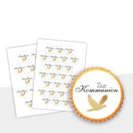 Muffinaufleger Kuchenaufleger Kommunion, Konfirmation oder Firmung Design 15